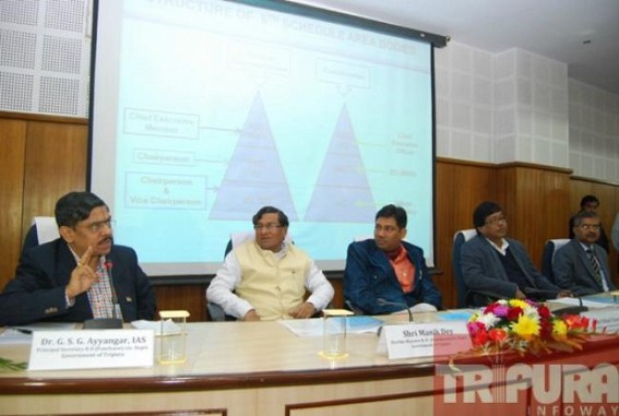 Union Minister of State for Panchayati Raj attended interaction session with Manik Dey 